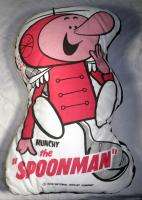   SPOONMAN CEREAL PREMIUM NABISCO NATIONAL BISCUIT DOLL PILLOW  