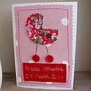 Buy Handmade Baby Girl Card By linokingcards from  