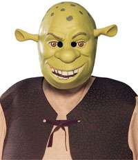 Kids Vinyl Shrek Costume Mask   Authentic Shrek Costume Accessories