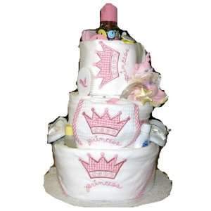  3 Tier Sweet Princess Baby Diaper Cake Baby