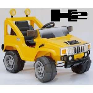 Kids Ride On RC Remote wheels electric car Hummer H2 YELLOW OR BLACK