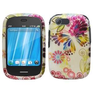  Hp Veer 4g Rubberized Coating Hard Case Color Butterfly At 