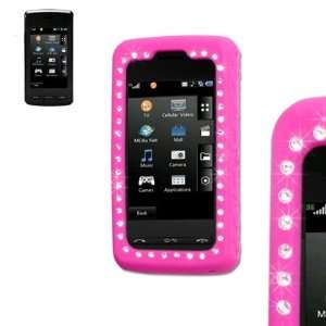 Protector Skin Cover (Faceplate/Snap On) Rubber Cell Phone Case for LG 