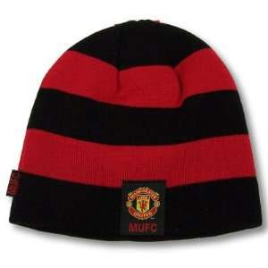 MANCHESTER UNITED SOCCER OFFICIAL LOGO BEANIE CAP  Sports 