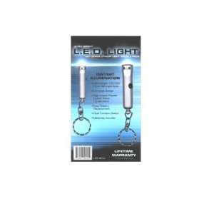  ULTRA BRIGHT LED Light Key Chain Lithium Double Pack