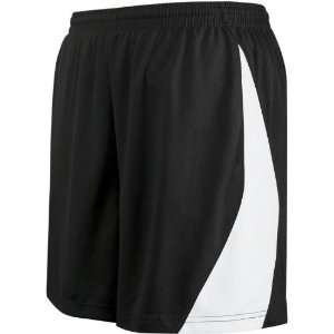  High Five Bolt Softball Shorts BLACK/WHITE W2XL Sports 