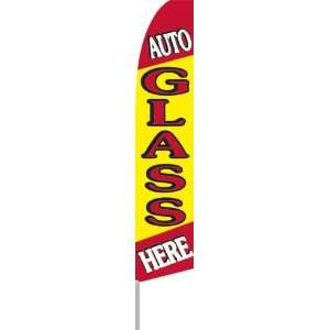  Auto Glass Swooper Feather Flag Banner 