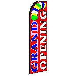 Grand Opening Extra Wide Swooper Feather Business Flag