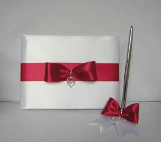 THIS ELEGANT CARD BOX IS COVERED WITH WHITE SATIN FABRIC AND DECORATED 