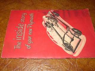 1946 1947 1948 Plymouth Special Deluxe Coupe Sedan Owners Book Manual 