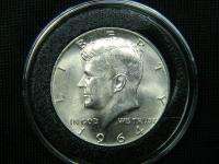1964 Kennedy Half Dollar 90% Silver Coin BU Lot #KH011262  