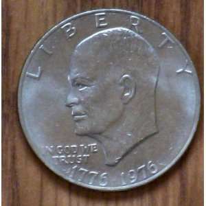 1776 1976 Eisenhower Bicentennial Dollar Coin