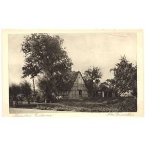 1930s Vintage Postcard   Altes Bauernhaus   Nordseebad Cuxhaven 