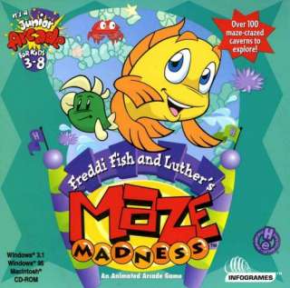 New Kids Game FREDDI FISH AND LUTHERS MAZE MADNESS  