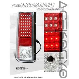 Chevy Astro Van Led Tail Lights Red LED Taillights 1985 1986 1987 1988 