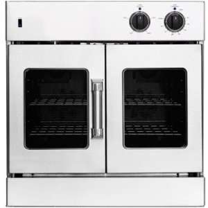   Range 30 Inch Single Gas Wall Oven AROFG 30N Stainless Steel Kitchen