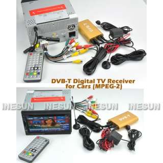 DVB T Digital TV Receiver Tuner for Car Vehicle MPEG2  