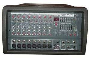 PYLE 8 Channel 400 W Powered PA Mixer/Amplifier PMX804  