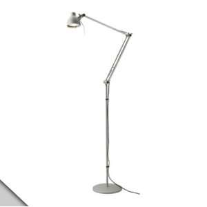   IKEA   ANTIFONI Floor/Reading Lamp, Silver Color