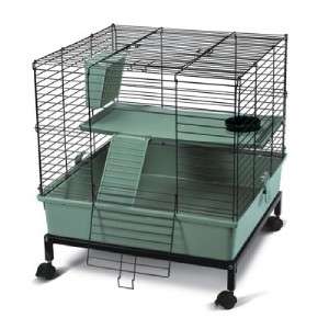 My First Home 2x2 2 Level Guinea Pig/Rabbit Cage/Stand  
