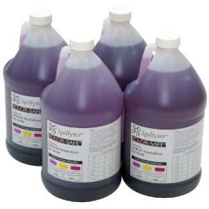 Spilfyter 410004 Specialty Spill Control Liquid Acid Neutralizer, 4 