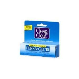   & CLEAR MAX STRENGTH PERSA GEL 10 ACNE MEDICATION 