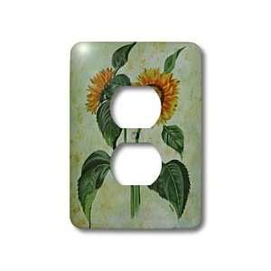   , flowers, flower, petals   Light Switch Covers   2 plug outlet cover