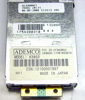 Ademco K3852 Antenna Alarmnet 7845C Control Channel Cellular 