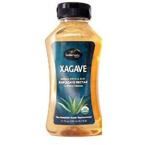 Xagave Organic Raw Agave Nectar, White and Blue, 11.75 Ounce (Pack of 
