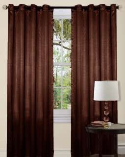   BROWN SOLID WINDOW COVERING CURTAIN 40X84 NEW BETH15346  