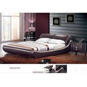  Modern Leather Barcelona Queen Size Bed