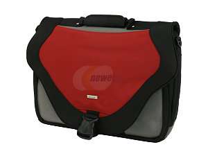    SOLO Red 17 Laptop Messenger Bag Model PT920 12