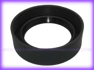 67mm Collapsible Rubber Lens Hood Folding Shade 3 in 1  
