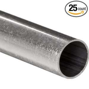  Aluminum 3003 Seamless Round Tubing, 1/8 OD, 0.097 ID, 0 