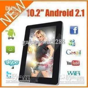  android market 2pcs/lot 10.2 tablet pc android 2.1 epad 
