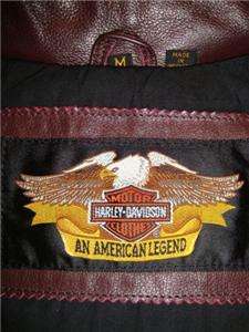 Harley Davidson Leather Jacket 95th Anniversary Medium MINT Condition 