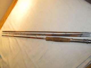 VINTAGE Bamboo Fly Rod Spinning Combo, Appears unused, Stunning 