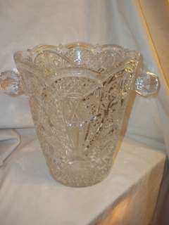 Antique Crystal vase Large Rare  