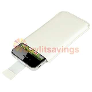 3x Leather Skin Case Cover+Holder For Apple iPod Touch 4th Generation 