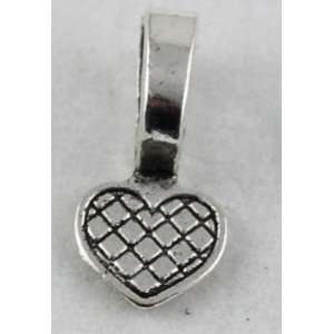  #4902 Lead Safe Antique Silver Pewter Bail   singe sided 
