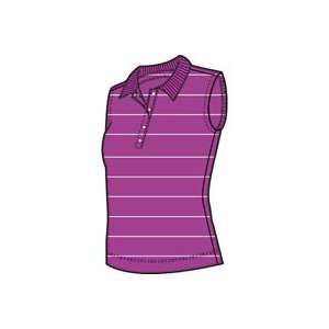  Nike Ladies Sleeveless Tech Stripe Golf Shirts   Assorted 