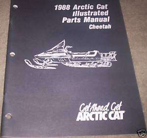 1988 Arctic Cat Cheetah illustrated Parts Manual  