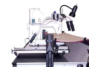 Juki TL2000Qi 9 Long Arm Quilting Machine, Grace Co. Quilting Frame 