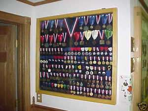 Medals Display Case / Sports Military Medals / Ribbons  