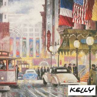 UNION SQUARE by JOHN KELLY, ARTIST PROOF,LIMITED EDTION  