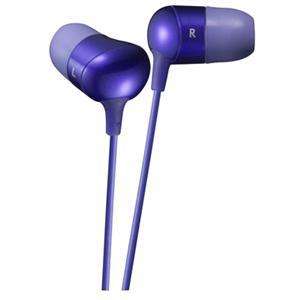 JVC HAFX35V Headphones Marshmallow Stereo Earbuds violet 046838042676 