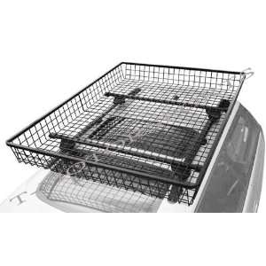    46x37 Roof Rack Cargo Car Top Luggage Carrier Basket Automotive