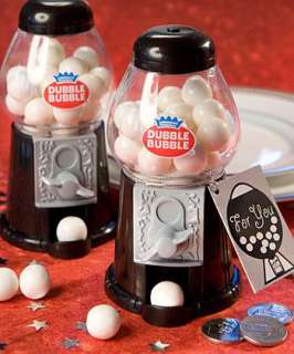 72   Black & White Gumball Machines   Party Favors  