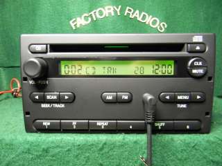 Ford Ranger F150 CD Radio with AUX  SAT AUX ipod input 4 hole mount 