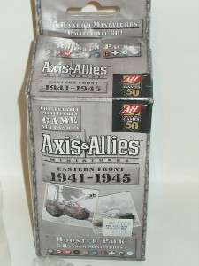 Axis & Allies Booster Pack miniatures Eastern Front 1941 1945  